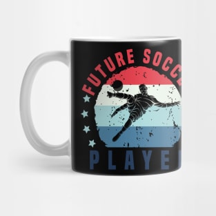 Retro Vintage Soccer Player Future Soccer Player Gift Mug